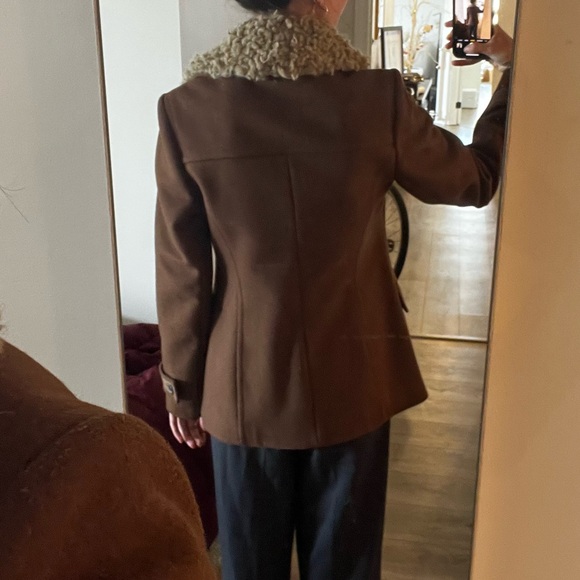 Wilfred Aritzia structure wool brown coat - Picture 9 of 12